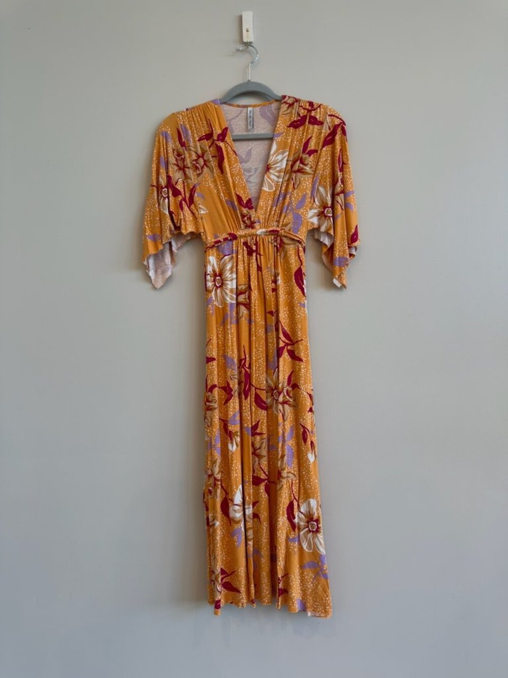 Rachel Pally Floral Modal Jersey Midi Dress | Made in USA | Size M